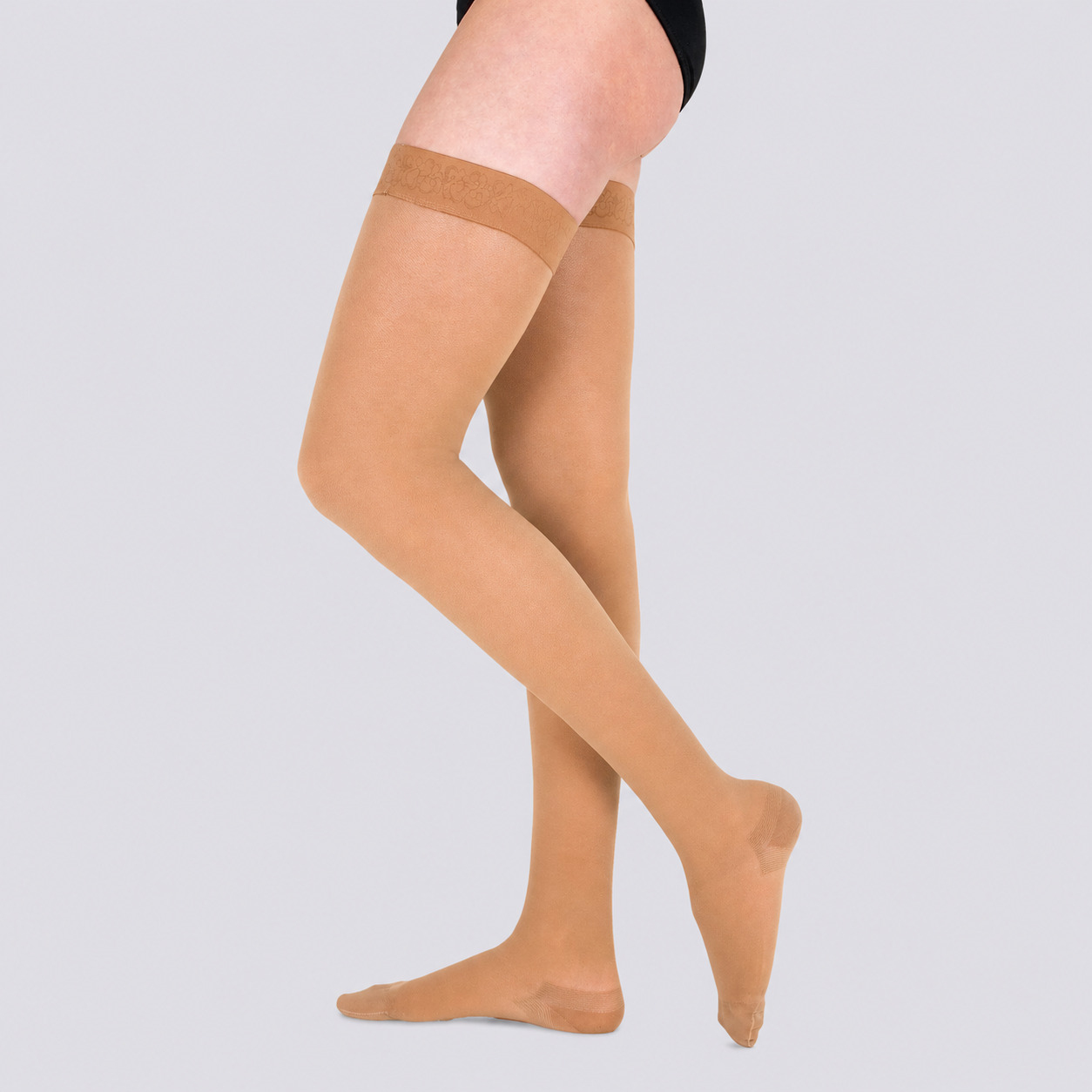 VenoKomp® Thigh-High Compression Stockings with Closed Toe