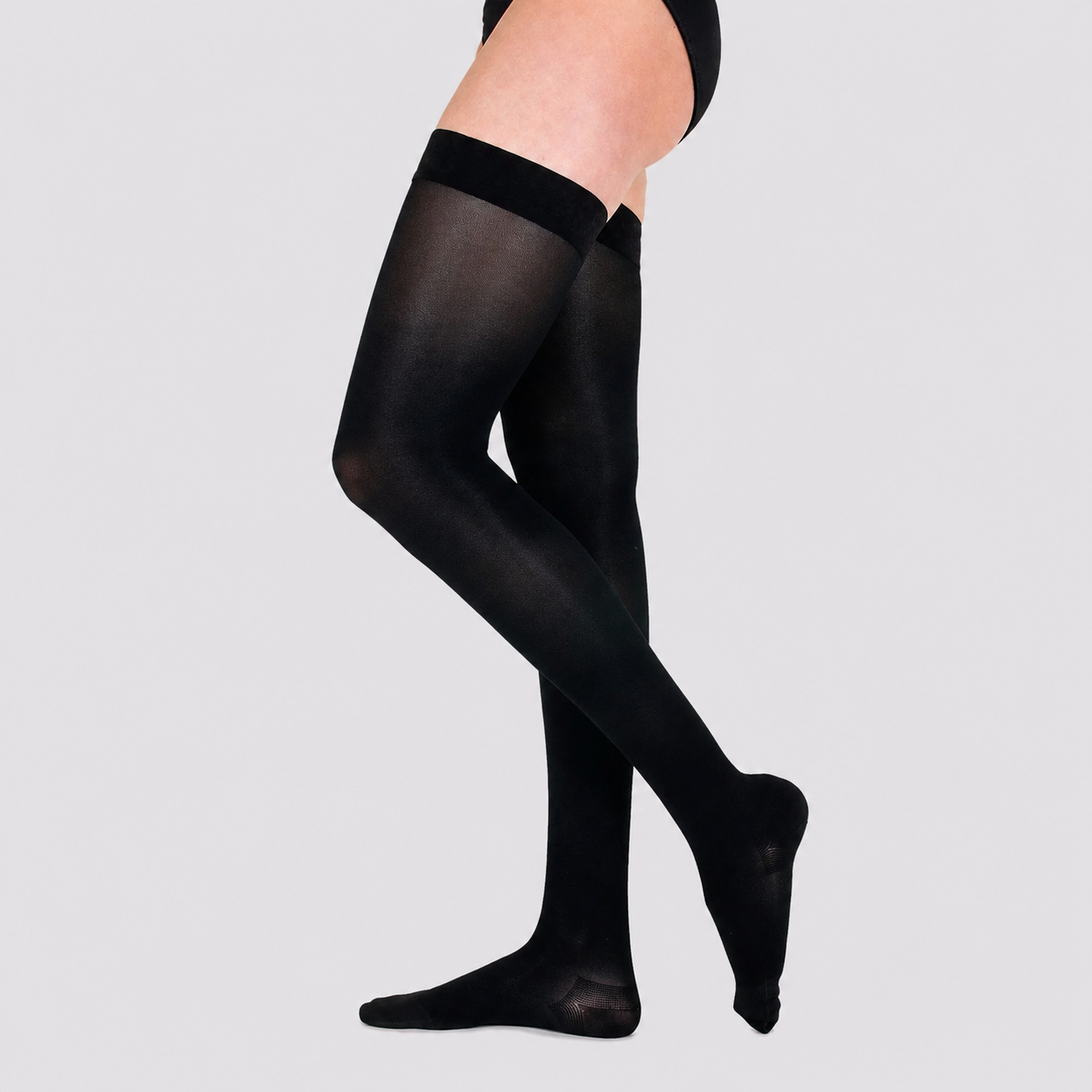VenoKomp® Thigh-High Compression Stockings with Closed Toe