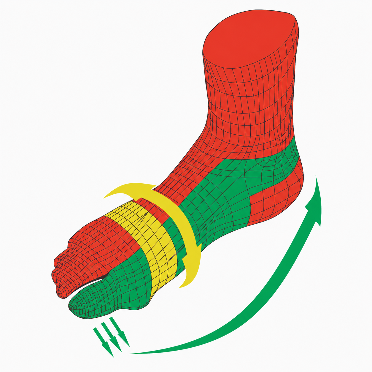 arthrolux® Hallux Valgus Correction Sock Medium